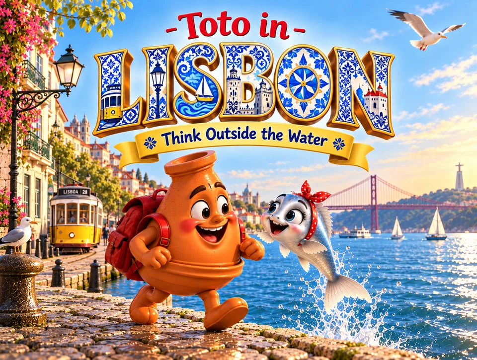 Cover of Toto in Lisbon: Think Outside the Water